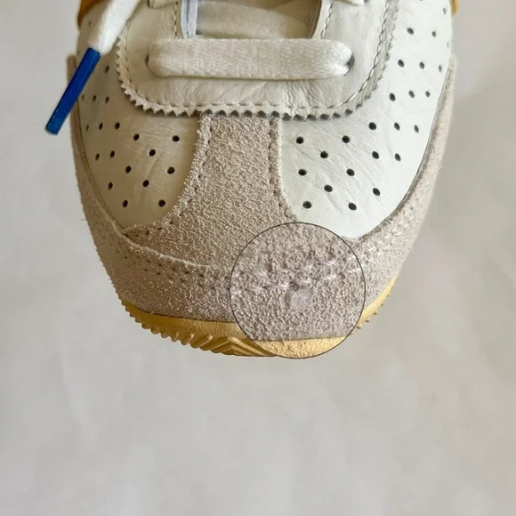 ADIDAS Originals Japan Suede-Trimmed Perforated Leather Sneakers Women's Size 7 - Picture 11 of 16